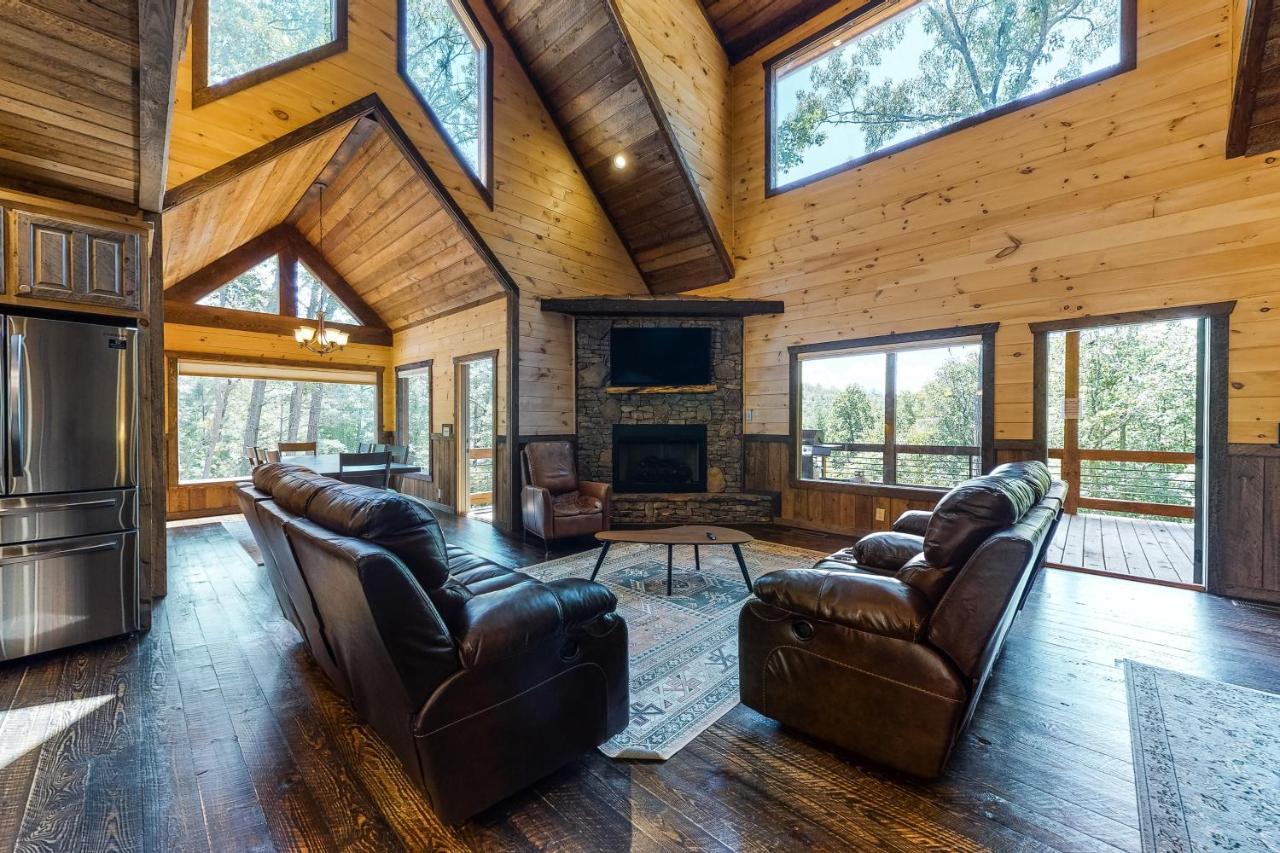 Whispering Woods Villa Blue Ridge Bagian luar foto