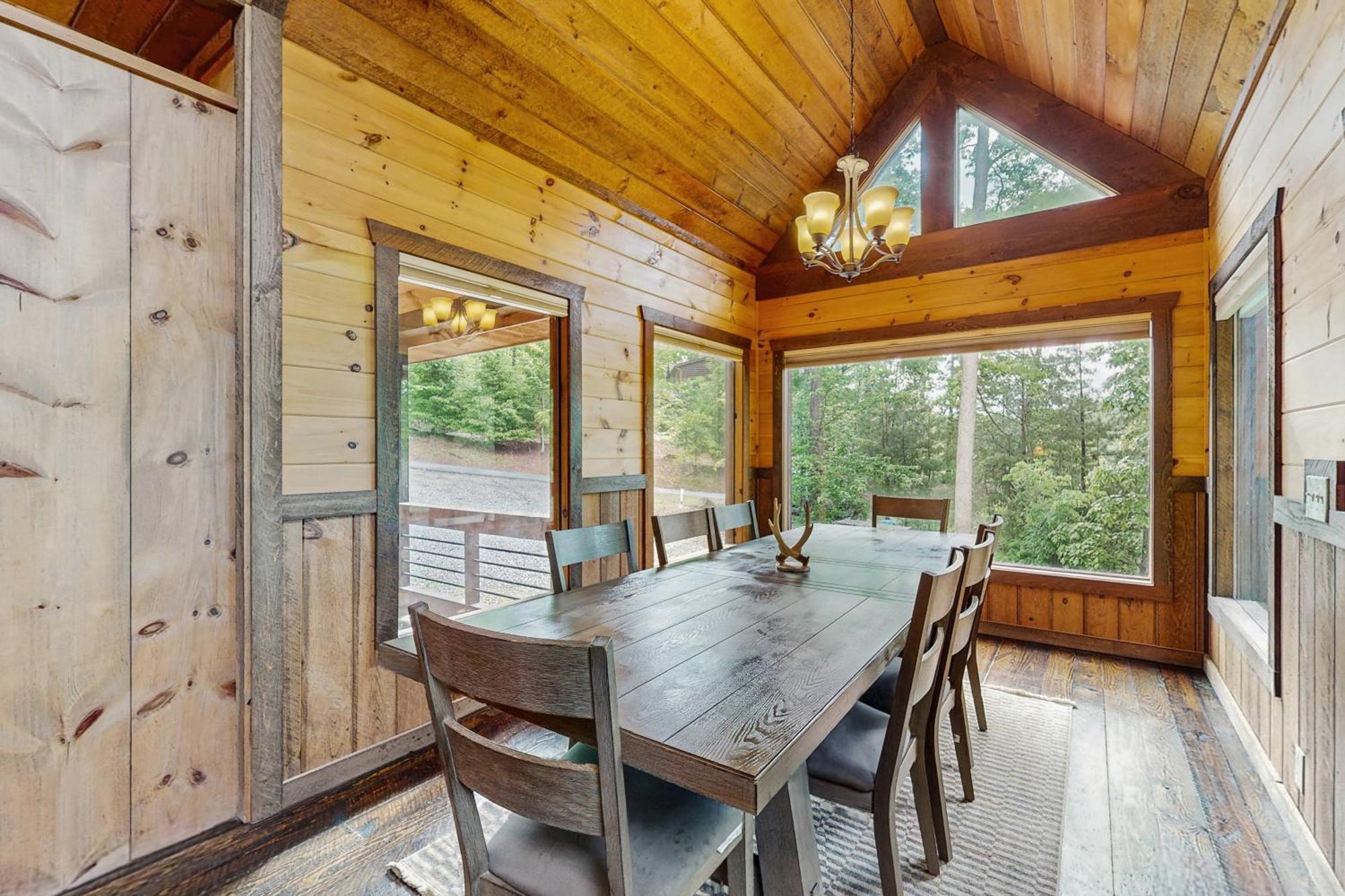 Whispering Woods Villa Blue Ridge Bagian luar foto