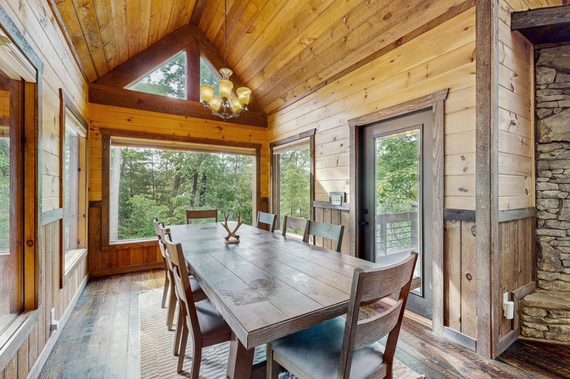 Whispering Woods Villa Blue Ridge Bagian luar foto