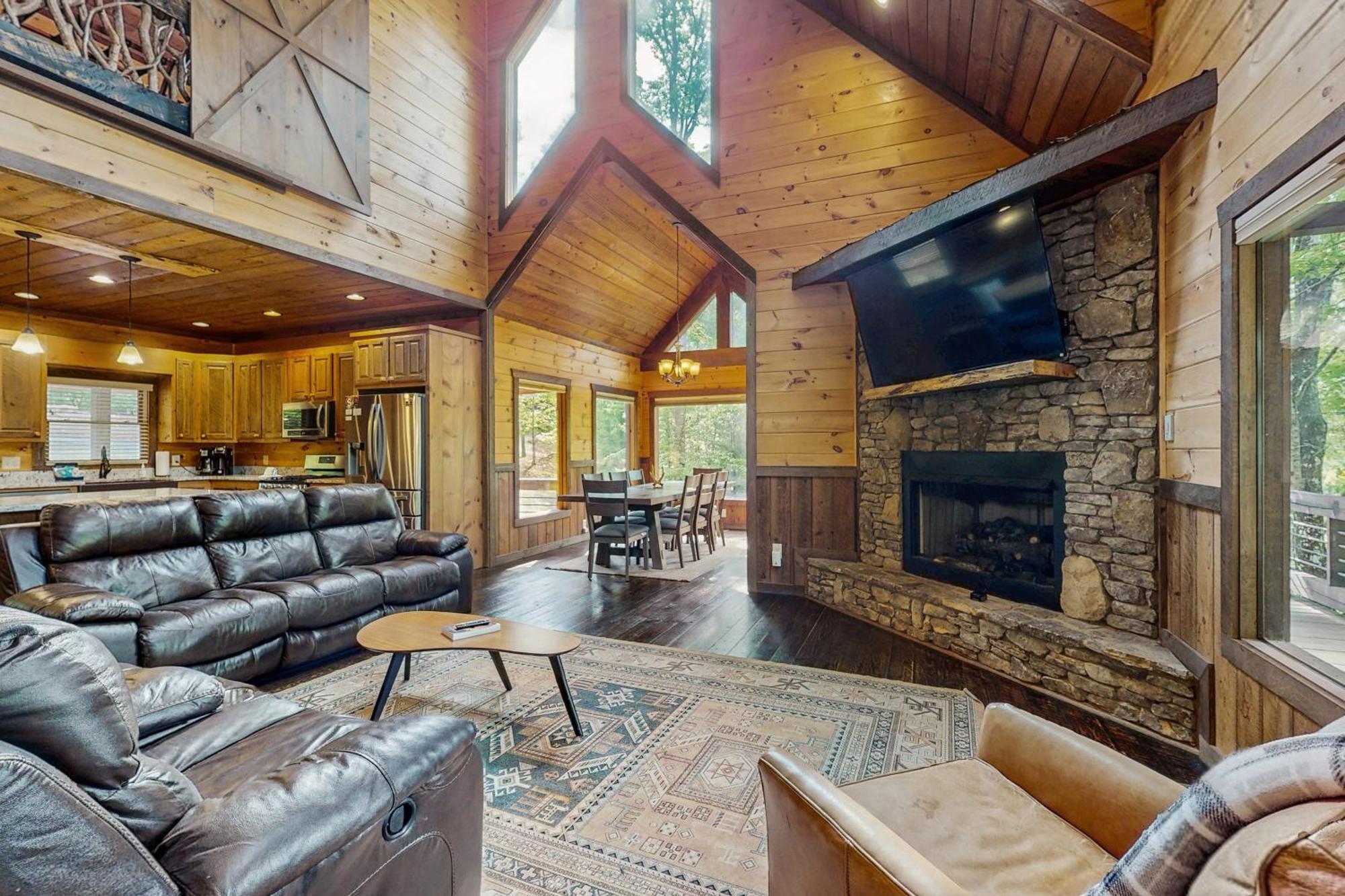Whispering Woods Villa Blue Ridge Bagian luar foto