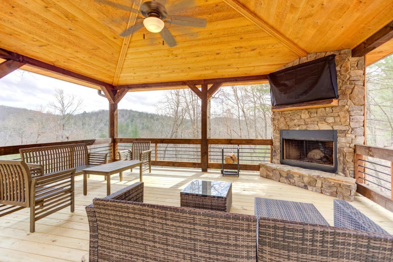 Whispering Woods Villa Blue Ridge Bagian luar foto